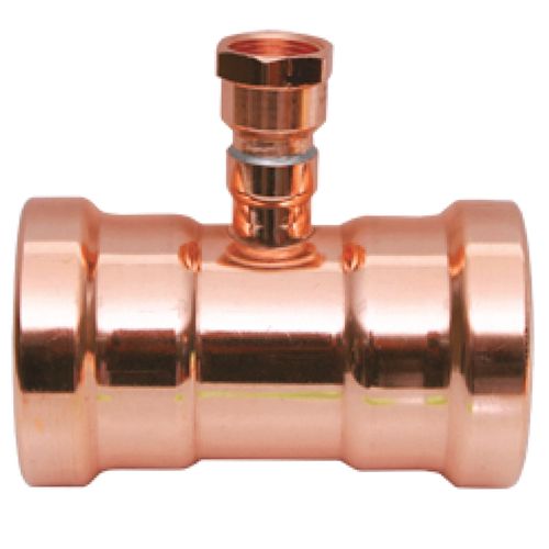 Main product image of 3" x 3" x 3/4" Copper x Female Tee