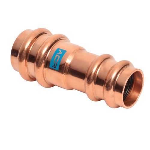 7/8" x 5/8" OD ACR Copper Press Reducing Coupling