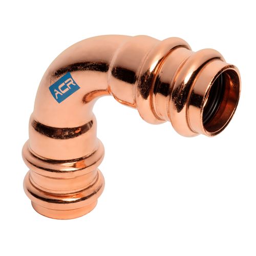 1-3/8" OD ACR FTG x Copper Press 90-Degree Street Elbow
