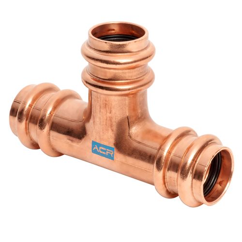 3/4" OD ACR Copper Press Tee