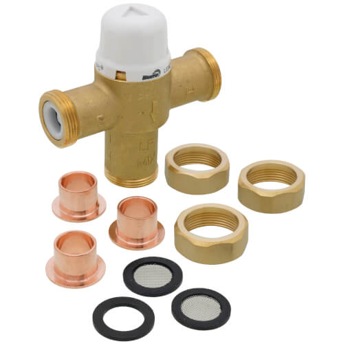 Main product image of 1/2" Union Sweat Mixing Valve, 80 to 120F (Lead Free)