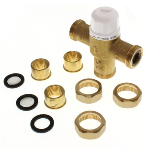 Main product image of 1/2" Union Female Threaded Mixing Valve, 80 to 120F (Lead Free)