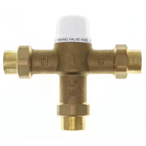 Main product image of 1/2" Union Female Threaded Mixing Valve, 80 to 120F (Lead Free)