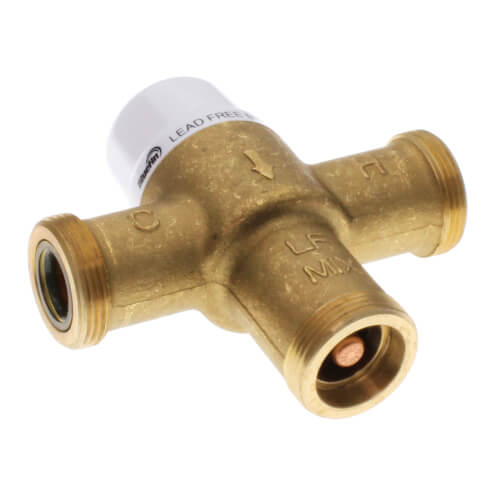 3/4" Union Female Threaded Mixing Valve, 80 to 120F (Lead Free)