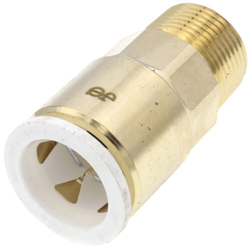 Main product image of 3/4" CTS x 3/4" NPT Speedfit Brass Male Connector (Low Lead)
