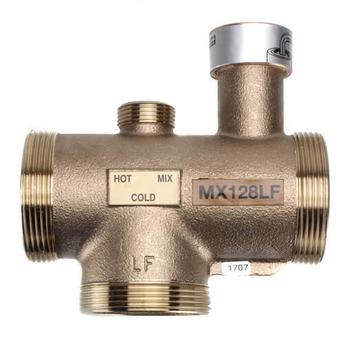 MX128LF Resideo Braukmann MX128LF 11/4" NPT MX Mixing Valve (Lead