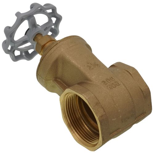 Main product image of 2-1/2" Full Port Threaded Non Rising Stem Brass Gate Valve, TI-8