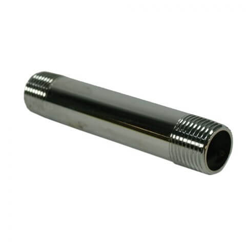 Main product image of 1/2" x 24" Chrome Brass Nipple (Lead Free)
