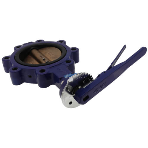 Main product image of 6" Lug Cast Iron Butterfly Valve, EPDM Cartridge, Lever Handle (200 PSI)