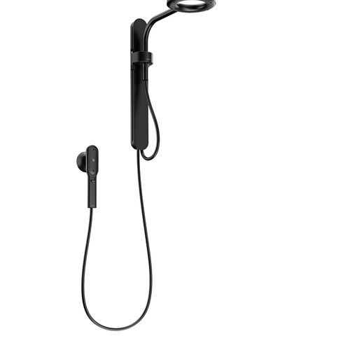 Main product image of Spa Shower Matte Black 2 Function 7.9" Diameter Spray Head Rainshower w/ Handshower