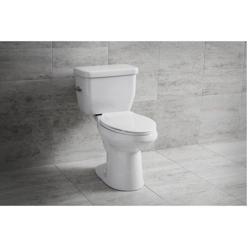 Main product image of Sentinel Single-Flush ADA Compliant Elongated Toilet Bowl Only, 10"-12" Rough-In, 1.28 GPF (White)
