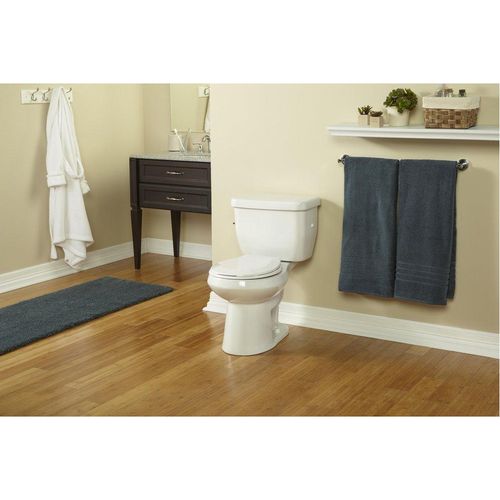 Main product image of Sentinel Single-Flush Round Toilet Bowl Only, 10"-12" Rough-In, 1.28 GPF (White)