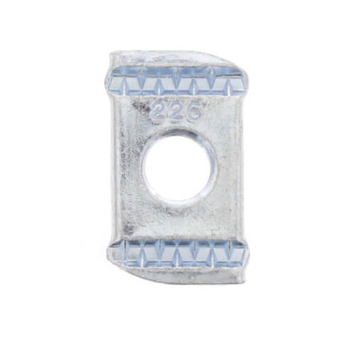 Main product image of 3/8" Zinc Channel Nut w/o Spring (7/16"-14 Thread)