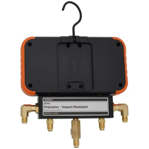 Main product image of 3-1/8" OD Pro Plus Manifold Gauge, Aluminum Body, for R32/454B/22 Refrigerants