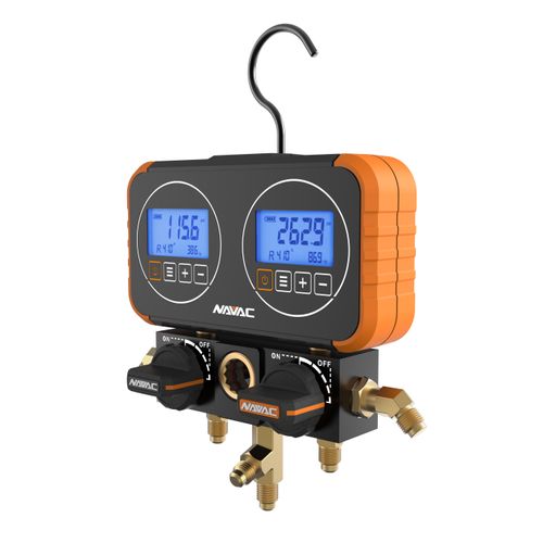 Main product image of Flex72 Manifold Gauge w/ Digital Display, Accomodates 72 Refrigerants