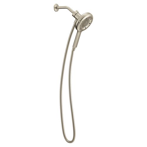 Main product image of Quattro Brushed Nickel 4 Functions 6-1/2" Diameter Handheld Shower, 1.5 Gpm, N400H0BN