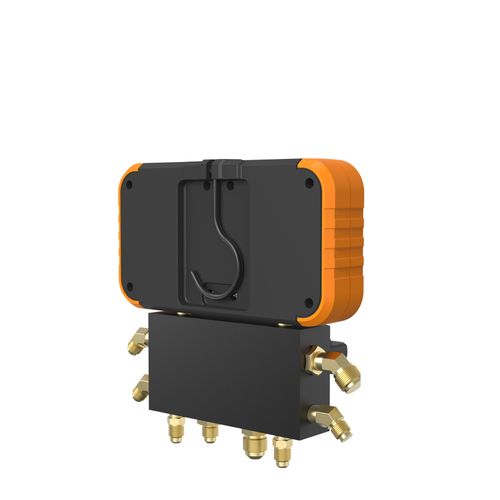 Main product image of 3-1/8" 4-Valve Pro Plus Manifold Gauge for R454B/32/410A/22 Refrigerants