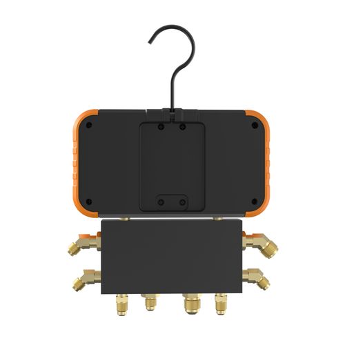 Main product image of 3-1/8" 4-Valve Pro Plus Manifold Gauge for R454B/32/410A/22 Refrigerants