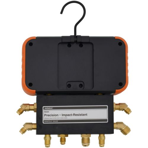 Main product image of 3-1/8" 4-Valve Pro Plus Manifold Gauge for R410A/22/134a/404A Refrigerants