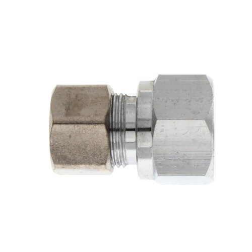 Main product image of 3/8" OD x 3/8" FIP Chrome Plated Compression Connector, Lead Free