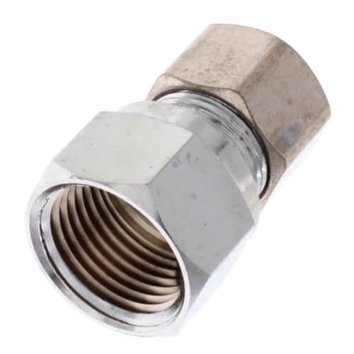 Main product image of 3/8" OD x 3/8" FIP Chrome Plated Compression Connector, Lead Free