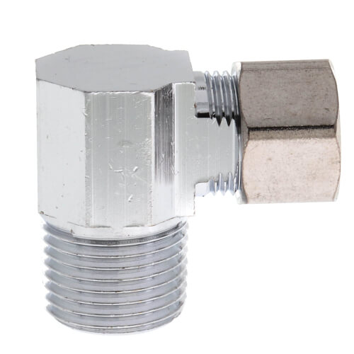 Main product image of 3/8" OD x 3/8" MIP Chrome Plated Compression Elbow, Lead Free