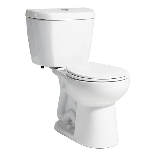 Main product image of The Original Dual-Flush Round Toilet Bowl Only, 12" Rough-In, 0.8 GPF (White)
