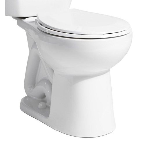 Main product image of The Original Single-Flush Round Toilet Bowl Only, 10" Rough-In, 0.8 GPF (White)