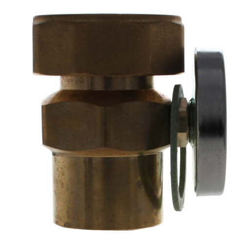 Main product image of 1-1/4" Sweat Adapter with Gauge