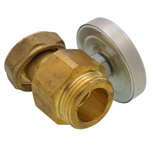 Main product image of 1" Union Thread Adapter with Gauge