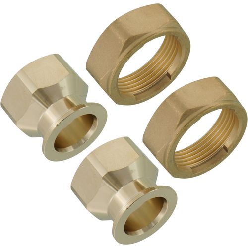 Main product image of 1" Top Outlet Union Male NPT Fittings (Set of 2)