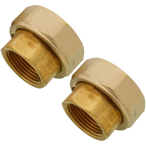 Main product image of 1" Bottom Inlet Union Female NPT Fittings (Set of 2)