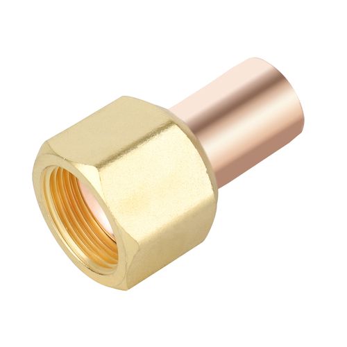 Main product image of 3/4" SAE FE x 3/4" OD Swivel FE Flare x Solder Adapter (Pack of 2)