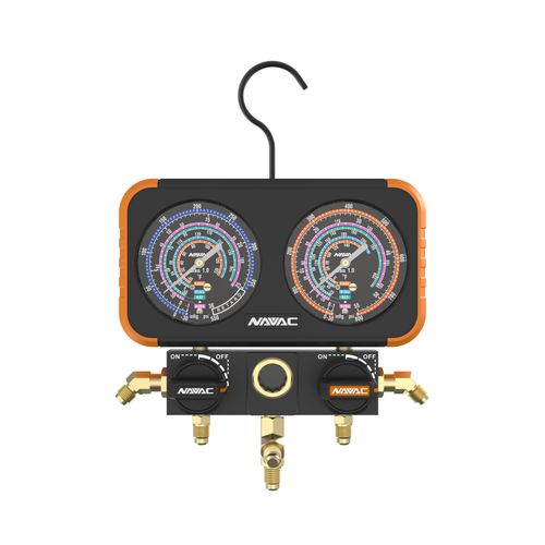 Main product image of 3-18" Pro Plus Manifold Gauge for R-410A/22/134a/R-404A Refrigerants