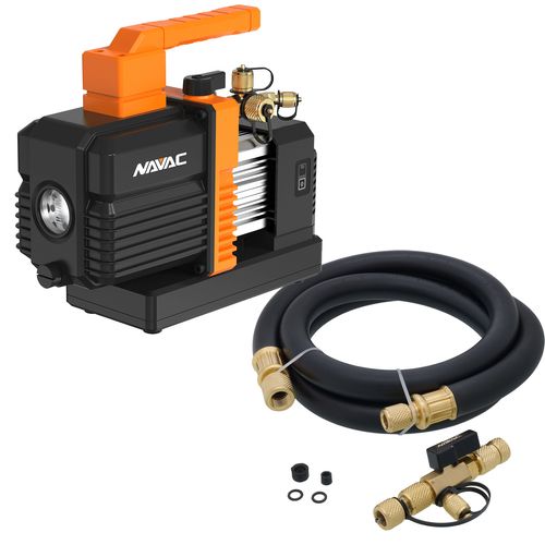 Main product image of Cordless Vacuum Pump, No Battery, BreakFree Series (6 CFM) & Pro Series Rapid Evacuation Kit with Valve Core Removal Tool and Hose (3/8" to 1/4" Fitting)