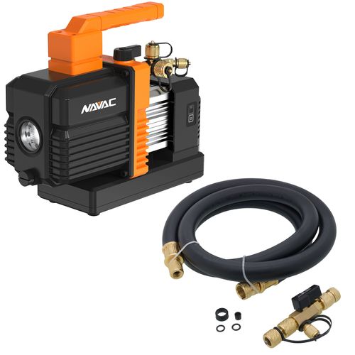 Main product image of Cordless Vacuum Pump, No Battery, BreakFree Series (6 CFM) & Pro Series Rapid Evacuation Kit with Valve Core Removal Tool and Hose (1/2" to 1/4" Fitting)