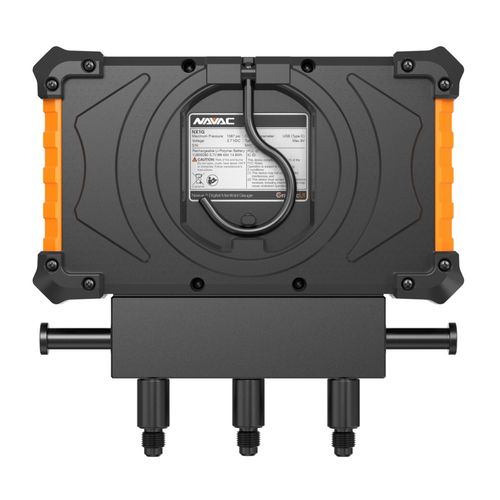 Main product image of Digital Manifold Gauge 2 Valve w/ Wireless Temp Clamps (Bluetooth and myNAVAC App Compatible) - w/o Vacuum Gauge