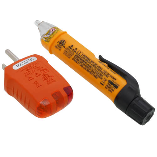 NCVT5KIT Klein Tools NCVT5KIT Electrical Tester Kit w/ DualRange NCVT and GFCI Receptacle