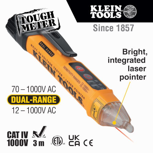 Main product image of Electrical Tester Kit w/ Dual-Range NCVT and GFCI Receptacle Tester