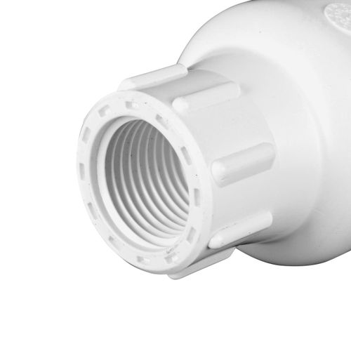 Main product image of 1/2" IPS PVC Spring Check Valve w/ 1/2# Spring (Threaded)