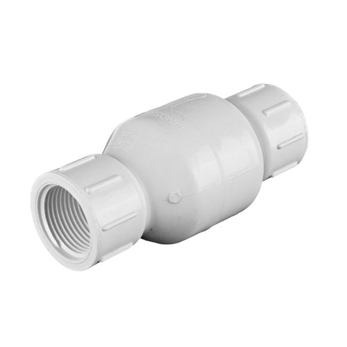 Main product image of 1" IPS PVC Spring Check Valve w/ 1/2# Spring (Threaded)