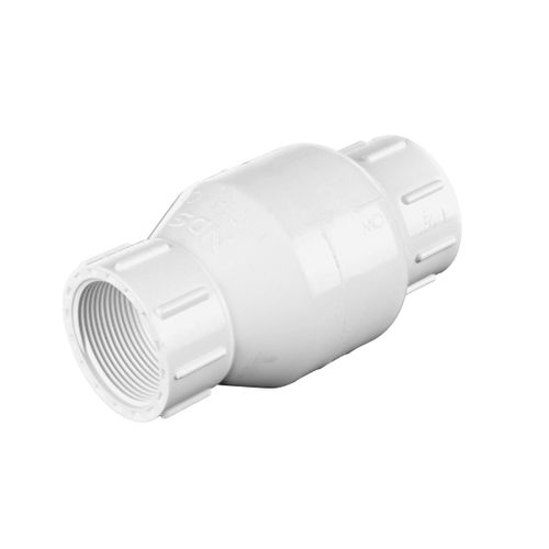 Main product image of 1-1/2" IPS PVC Spring Check Valve w/ 1/2# Spring (Threaded)