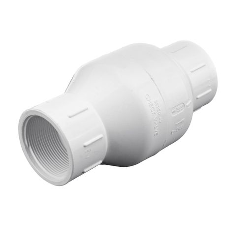 Main product image of 2" IPS PVC Spring Check Valve w/ 1/2# Spring (Threaded)
