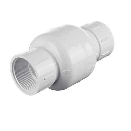Main product image of 2" IPS PVC Spring Check Valve w/ 2# Spring (Threaded)