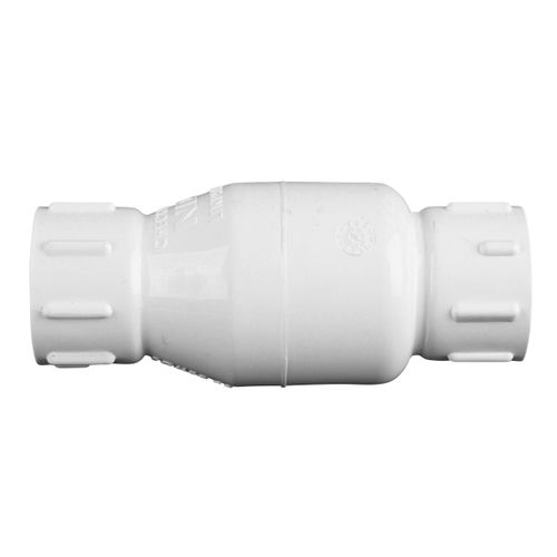 Main product image of 3/4" IPS PVC Spring Check Valve w/ 1/2# Spring (Solvent)