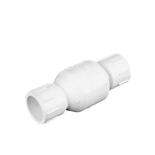 Main product image of 1" IPS PVC Spring Check Valve w/ 1/2# Spring (Solvent)