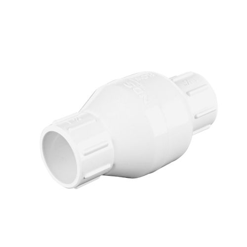 Main product image of 1-1/4" IPS PVC Spring Check Valve w/ 1/2# Spring (Solvent)