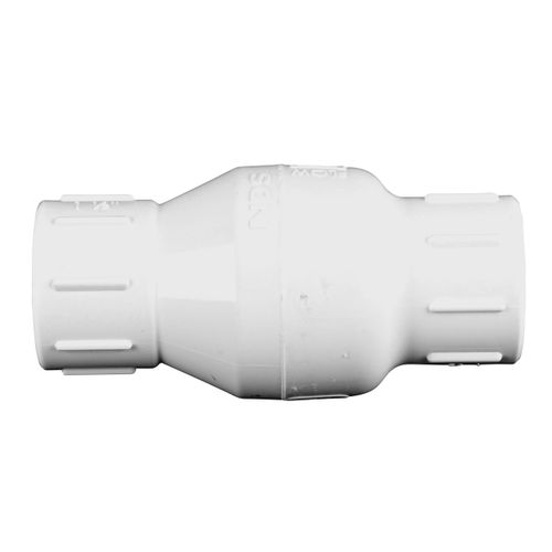 Main product image of 1-1/2" IPS PVC Spring Check Valve w/ 1/2# Spring (Solvent)