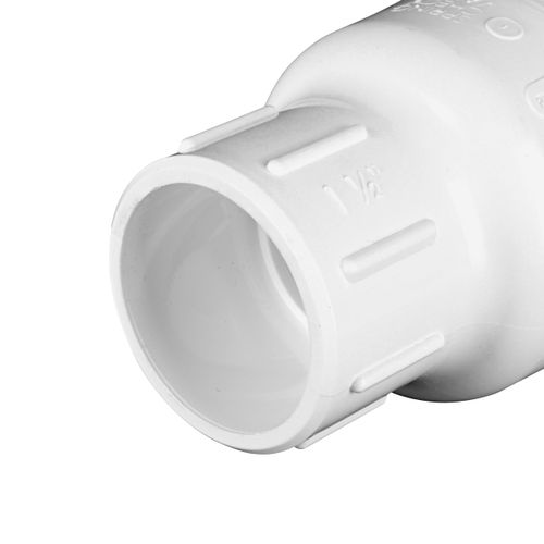 Main product image of 1-1/2" IPS PVC Spring Check Valve w/ 1/2# Spring (Solvent)