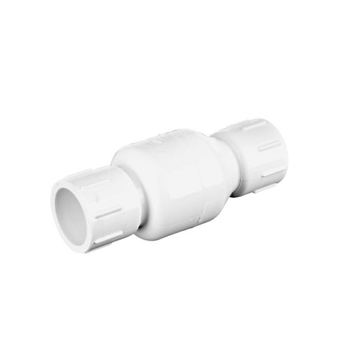 Main product image of 1" IPS PVC Spring Check Valve w/ 2# Spring (Solvent)